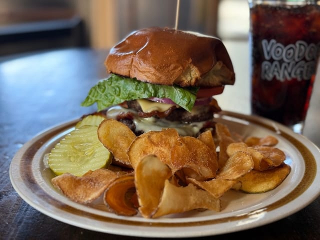 Tap House Bacon Burger.